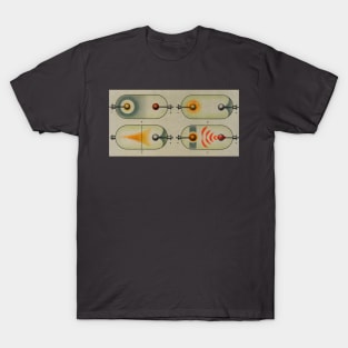 Vintage Scientific Illustration - Electric Current T-Shirt